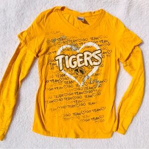 Tigers Long Sleeve Tee - Yellow